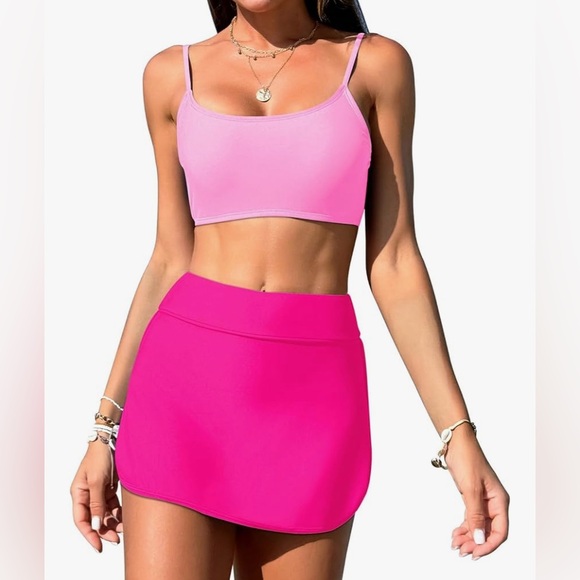 Pink Queen Women's High Waisted Bikini Swimsuit- Size XL- BNWOT - Picture 1 of 10